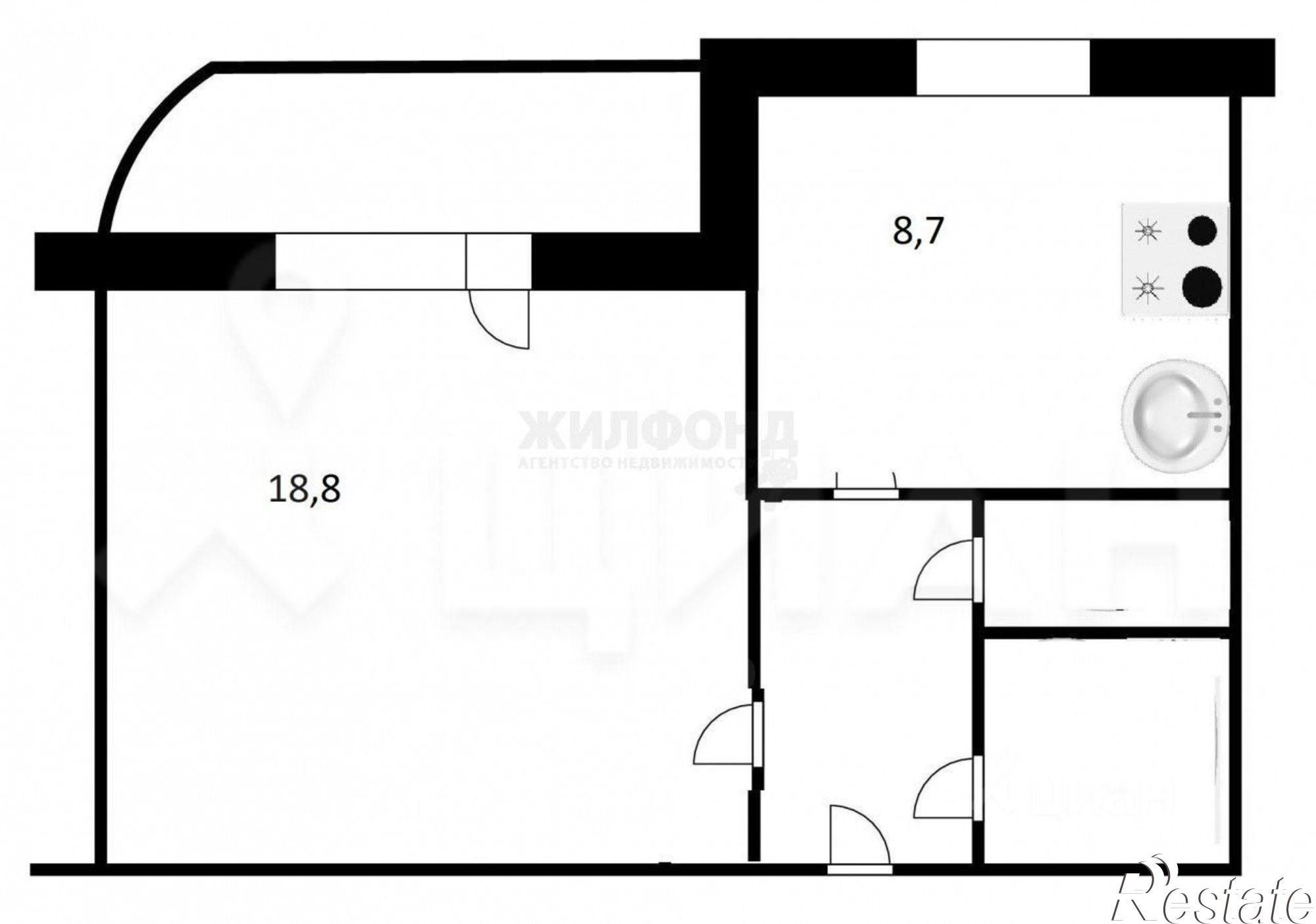 Купить квартиру за 3 800 000 рублей на 4-й микрорайон, 37/2