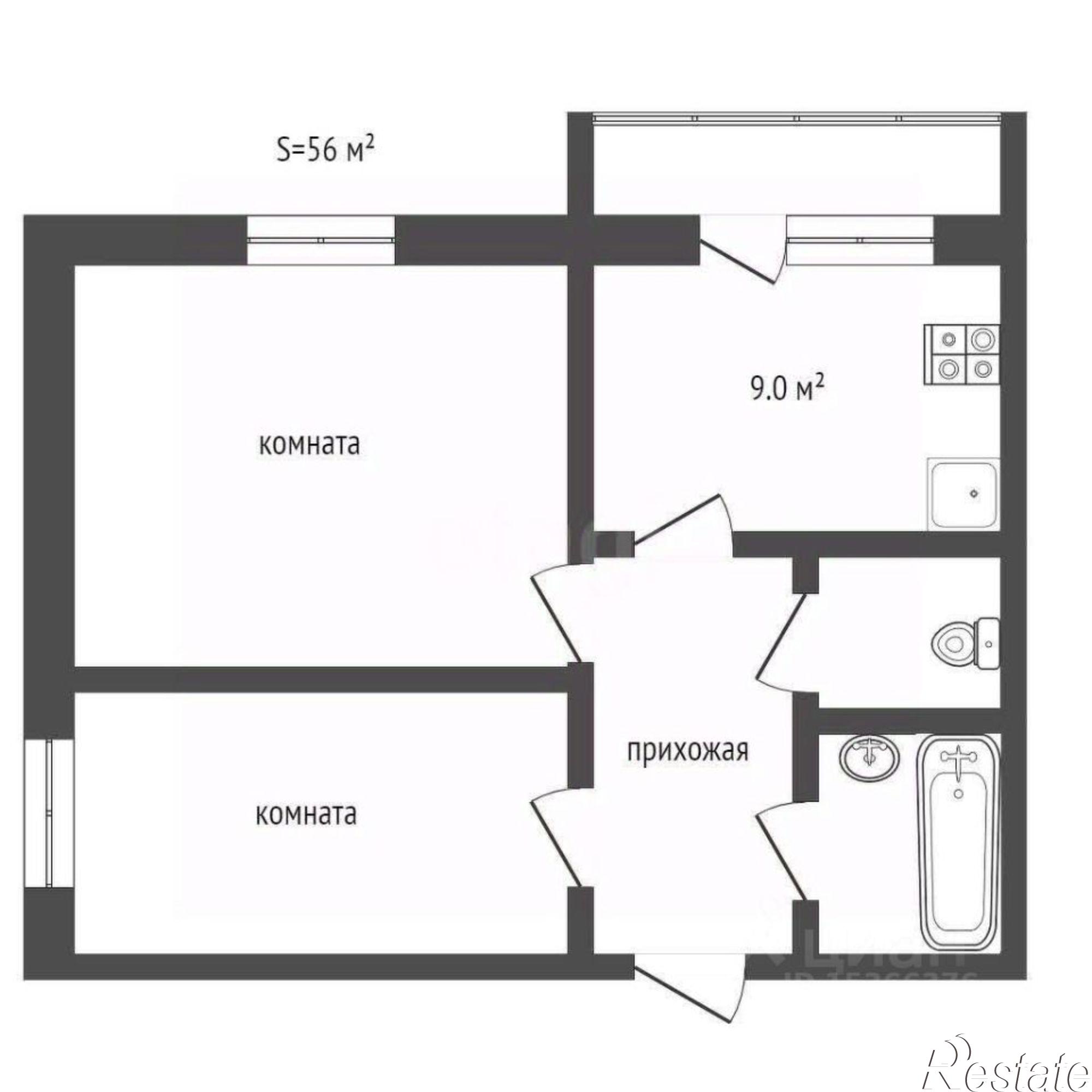 Купить квартиру за 7 500 000 рублей на городской округ Тобольск