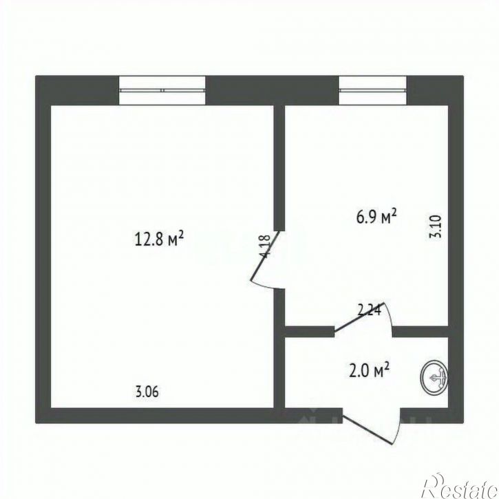 2-комн квартира городской округ Тобольск
