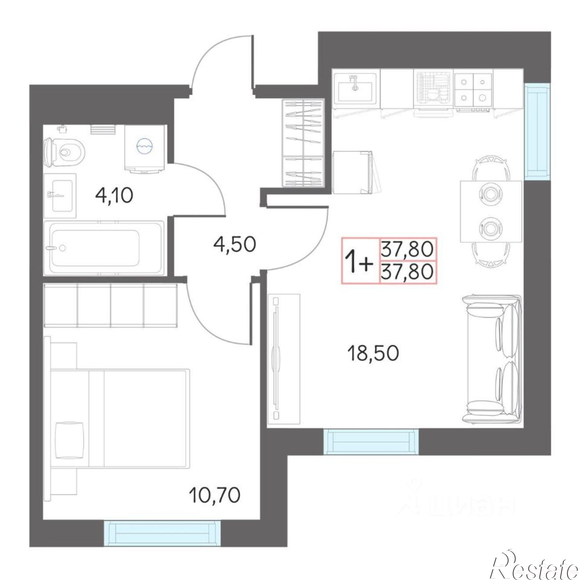 Купить квартиру за 4 700 000 рублей на микрорайон 7А, 29