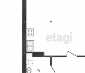 1-комн, 28кв м, этаж 1/3 ул Ершова, 18