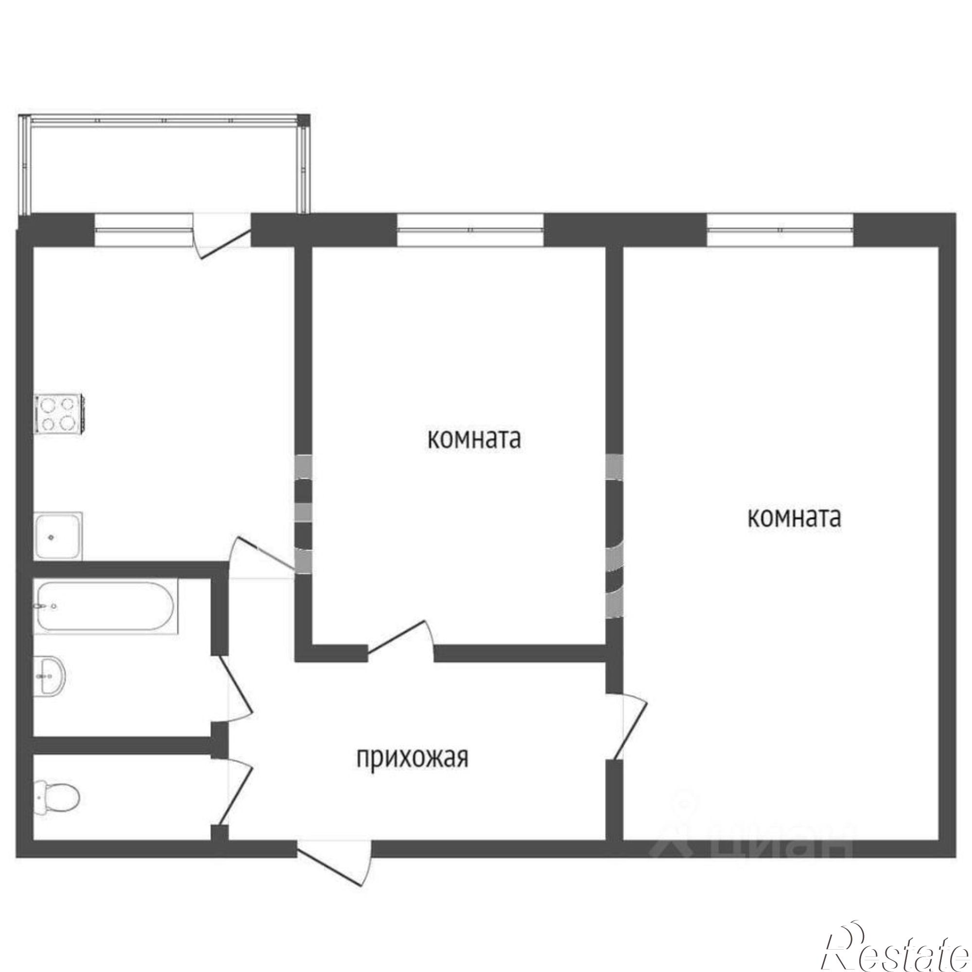 Купить квартиру за 5 300 000 рублей на городской округ Тобольск