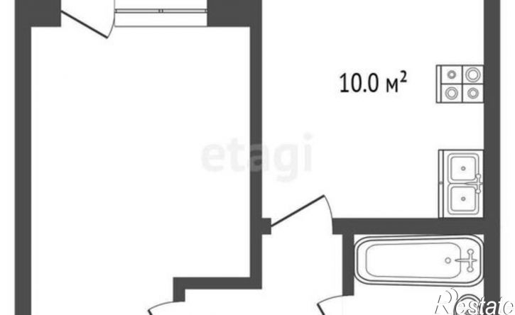 1-комн квартира ул Нагорная, 4,  д. 4