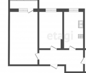 2-комн, 56кв м, этаж 3/18 15-й микрорайон, 11