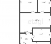 4-комн, 62кв м, этаж 5/5 Рощинский пер, 60