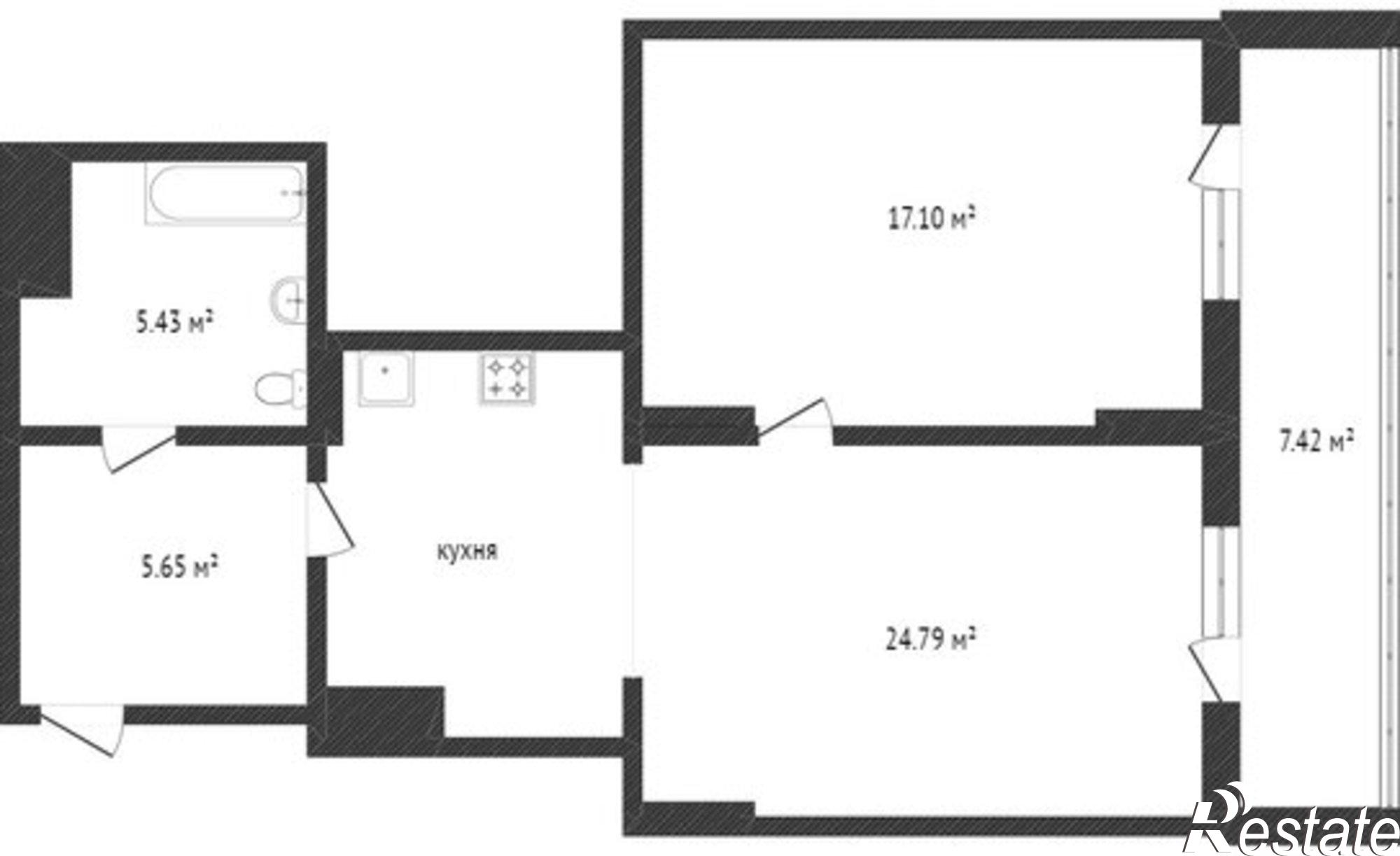 Купить квартиру за 5 000 000 рублей на 15-й микрорайон, 27