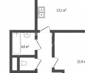 1-комн, 49кв м, этаж 3/16 10-й микрорайон, 65А