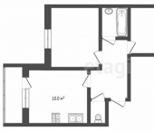 2-комн, 52кв м, этаж 2/9 7-й микрорайон, 49А