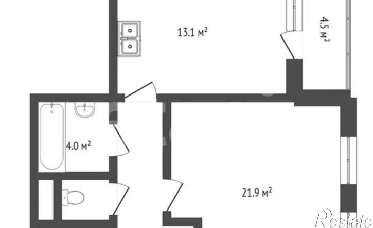 1-комн квартира 10-й микрорайон, 65А