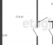 1-комн, 36кв м, этаж 4/5 6-й микрорайон, 120Ж