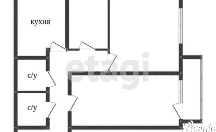 3-комн квартира 15-й микрорайон, 29