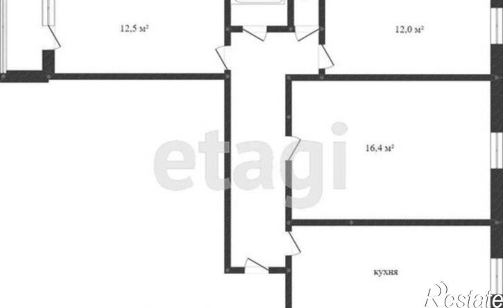 3-комн квартира 8-й микрорайон, 46
