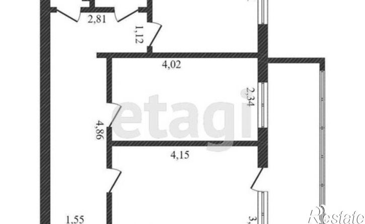 2-комн квартира 7-й микрорайон, 46