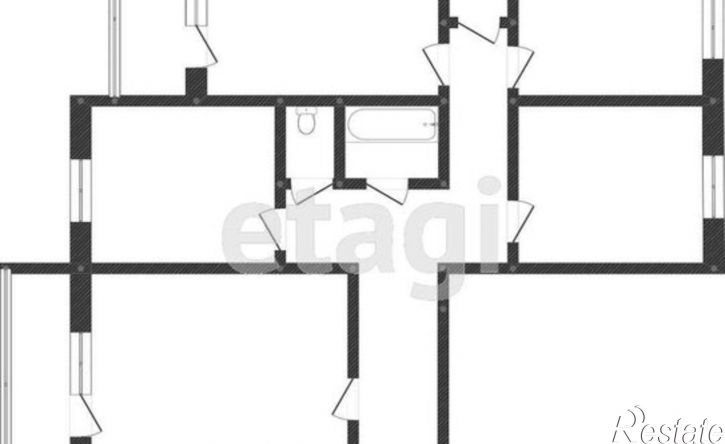 4-комн квартира 3-й микрорайон, 9