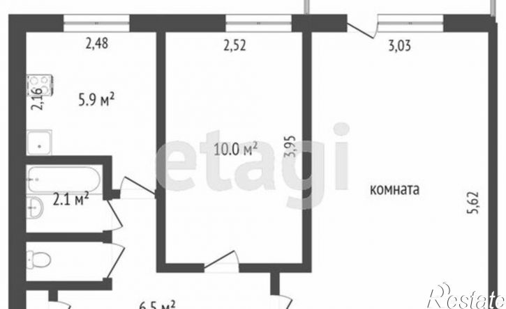 2-комн квартира 4-й микрорайон, 11А