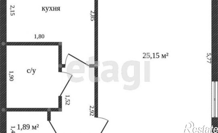 1-комн квартира 9-й микрорайон, 16