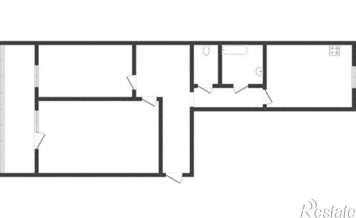 2-комн квартира ул 3-я Трудовая, 11,  д. 11