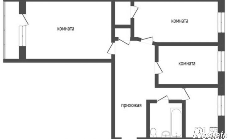 3-комн квартира ул Семена Ремезова, 3а,  д. 3а