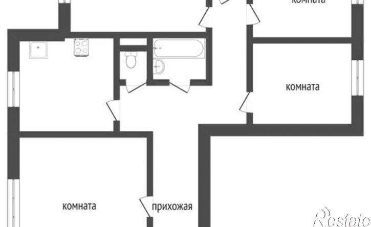 4-комн квартира проезд Фармана Салманова, 2,  д. 2