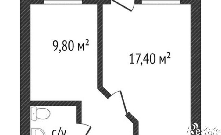 1-комн квартира микрорайон 7А, 21Б
