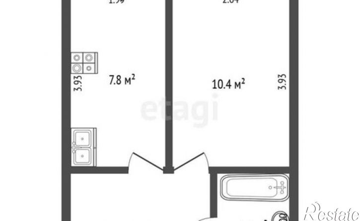 1-комн квартира Тобольск, 7-й микрорайон, 48