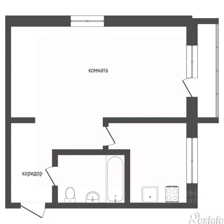 1-комн квартира ул Знаменского, 62а,  д. 62а