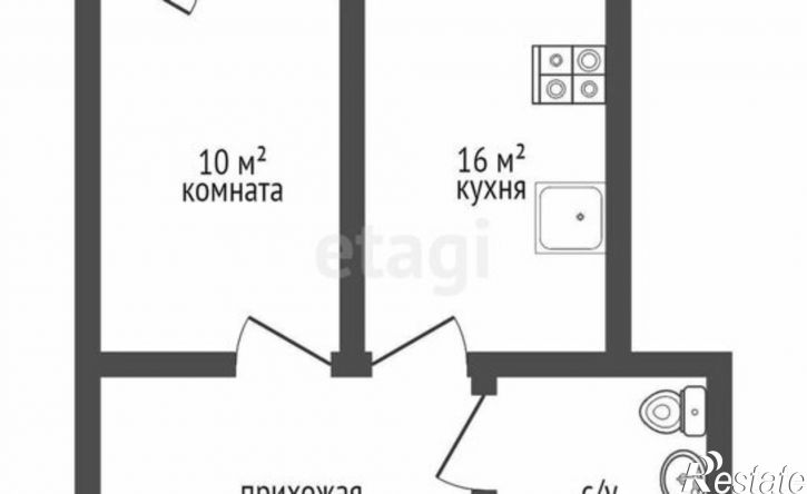 1-комн квартира ул Радищева, 21,  д. 21