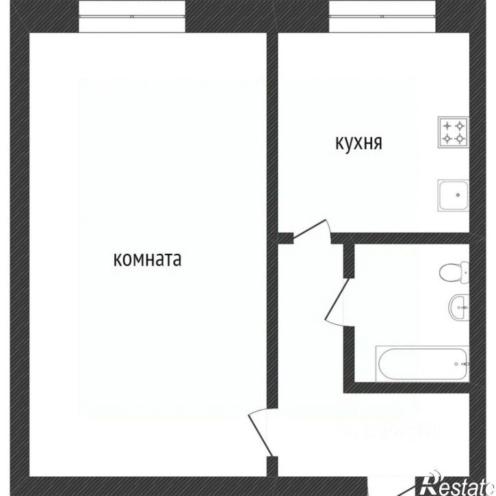 1-комн квартира ул Строителей, 7,  д. 7