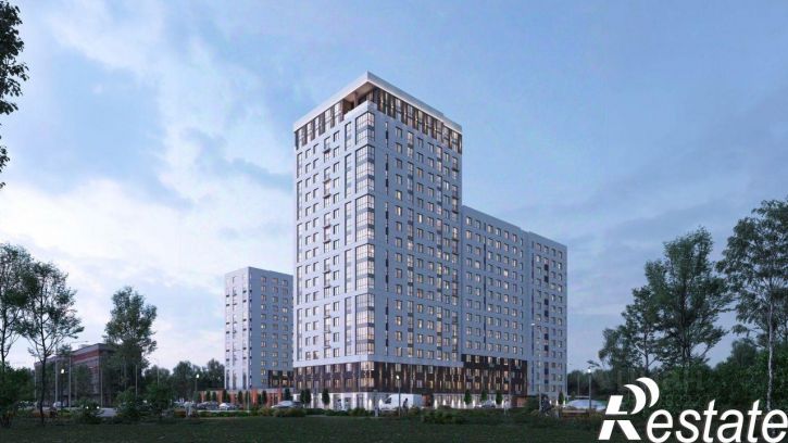2-комн квартира в новом доме территория Зона ВУЗов, 7А
