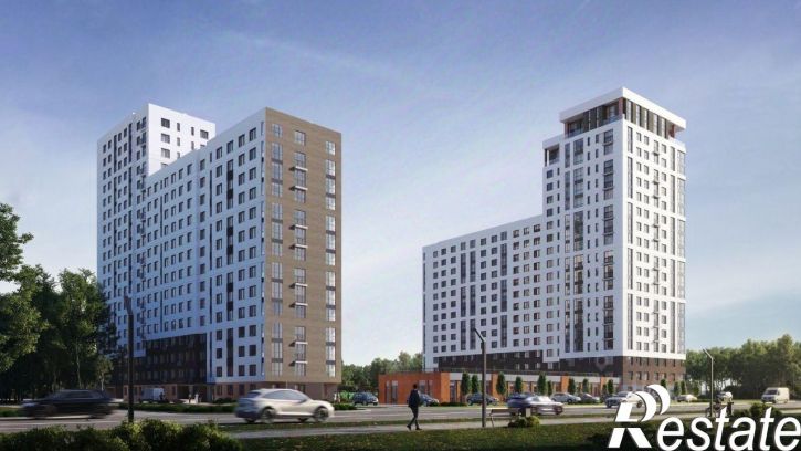 2-комн квартира в новом доме территория Зона ВУЗов, 7А