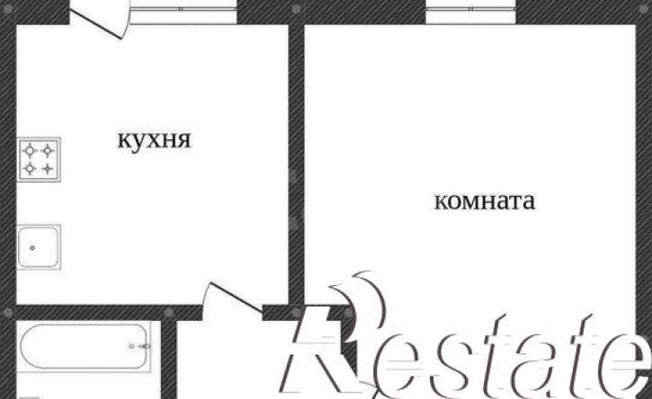 1-комн квартира микрорайон 3Б, 21А