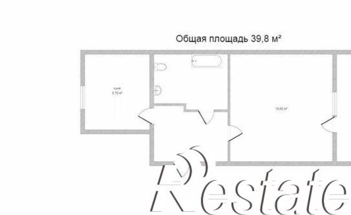 1-комн квартира 4-й микрорайон, 37/2